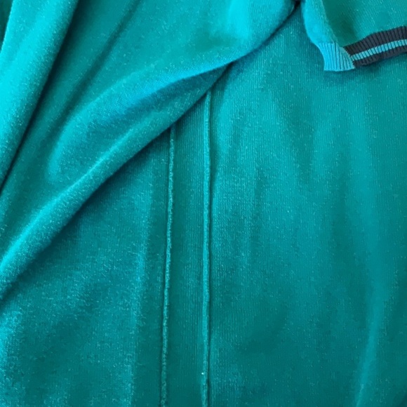 NWT, River Island Mens Emerald Smooth Cotton Luxurious Soft Polo Shirt, sz 2XL - Picture 4 of 11